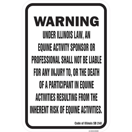 Signmission Safety Sign, 12 in Height, Aluminum, 18 in Length, 25169 A-1218-25169